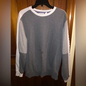 Calvin Klein Grey Large 97% cotton 3% elestane long sleeve sweatshirt